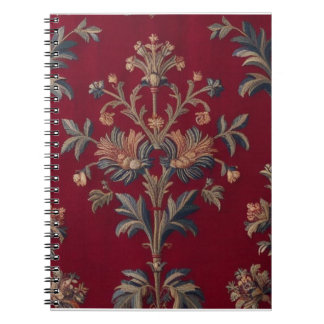 Beendertje medievale bloem in bordeaal rood notitieboek