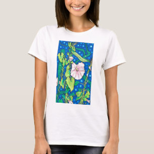 Beendweed Reed Summer Wildflower Painting T-shirt