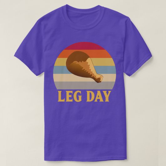 Beenendag Funny Turkey Leg Drumstick gym workout T-shirt (Design voorkant)