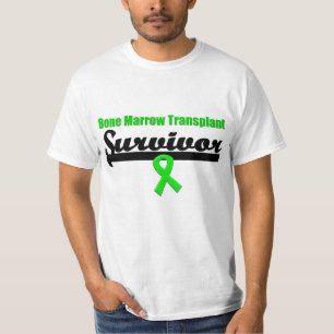 Beenmerg Transplant Survivor Ribbon T-shirt