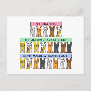 Beenmergtransplantaat Jubileum Briefkaart