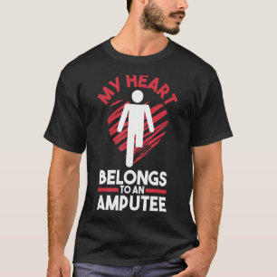 Beensamentrekking prothese been Mijn hart behoort  T-shirt