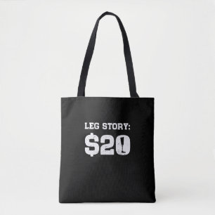 Beenverhaal $20 Geamputeerde prothese been handica Draagtas