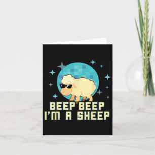 Beep Beep Ik Ben Een Schaap Grappige Boerderij Die Kaart
