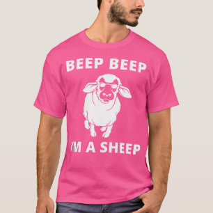 Beep Beep Ik ben een schapengek Boerderij T-shirt