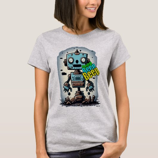Beep Beep Robot Classic T-shirt (Voorkant)
