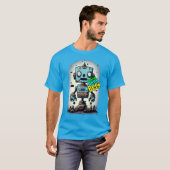 Beep Beep Robot Classic T-shirt (Voorkant volledig)