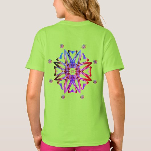 Beep Boop Cute Robot Giggle Fun T-Shirt (Dos)