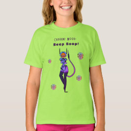 Beep Boop Schattigee Robot Giggle Leuk T-shirt