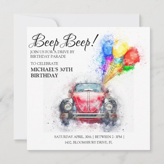 BeepBeep! Rijvaardigheid en bediening op vogelpara Kaart (Voorkant)