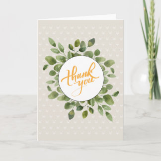 Beeple Thank You Floral card Kaart