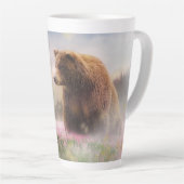 Beer 17oz latte mok (Rechterhoek)