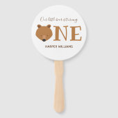 Beer 1 dier eerste geboorte handwaaier (Voorkant)