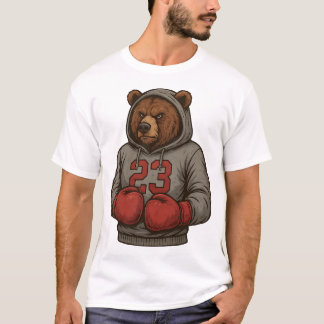 Beer 23 Boksen Hoodie Grizzly Gym Fighter T-shirt 