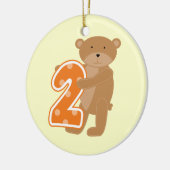 Beer 2e verjaardag T shirten en geschenken Keramisch Ornament (Links)