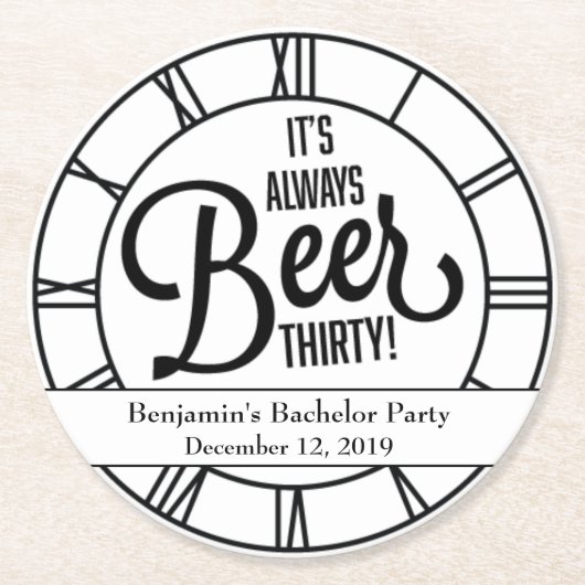 Beer 30 Onderzetter (Voorkant)
