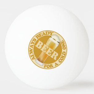 BEER aangepaste naam pingelt pongballen Pingpongballen