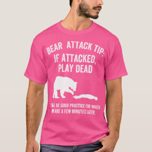 Beer Aanval Tip Grappig Camping Wandelen Outdoor A T-shirt