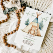 Beer Adventure Boy Baby shower minimaal Kaart