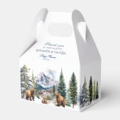 Beer Adventure Winter Snow Mountain Dank u Bedankdoosjes (Voorkant Zijde)