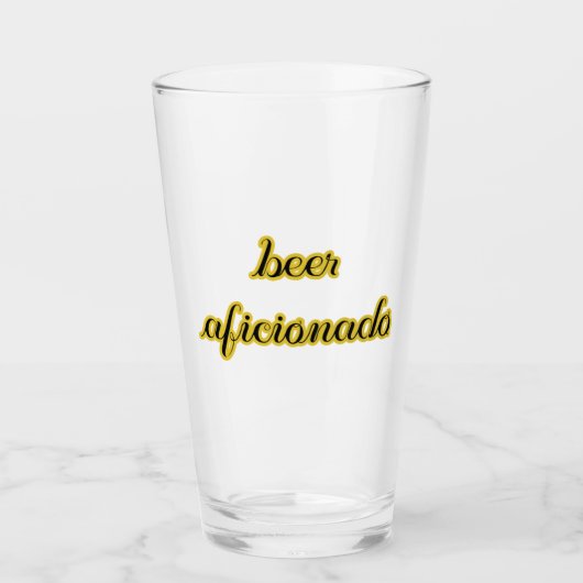 Beer Aficionado Glas (Voorkant)