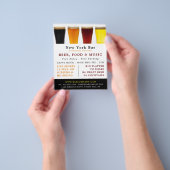 Beer & Ale Display, Pub/Brewery Adverteren Flyer (Hand)