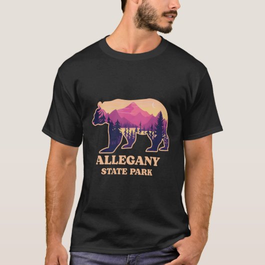 Beer Allegheny National Forest Pennsylvania Hiking T-shirt (Voorkant)