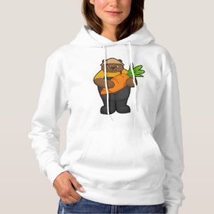 Beer als boer met wortel hoodie