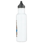 Beer als Boxer met Boxing-handschoenen Waterfles (Rechts)