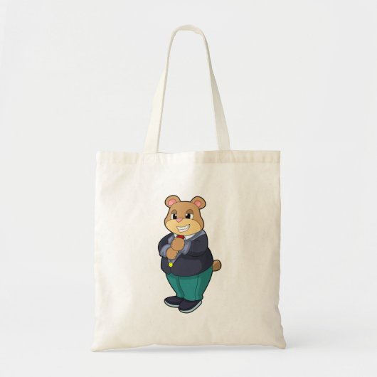 Beer als Groom met Suit Tote Bag (Voorkant)