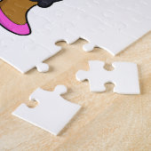 Beer als leraar met bril legpuzzel (Zijkant)