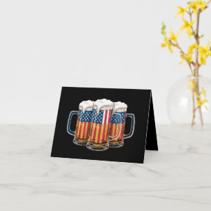 Beer Amerikaanse vlag 4 juli Amerika Drink de VS Kaart