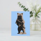 Beer armen Grizzly Beer Briefkaart (Staand voorkant)