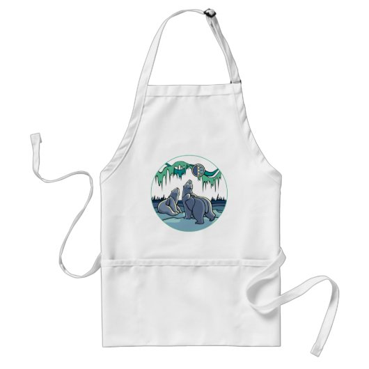 Beer Art BB-Q Apron Native Wildlife Art Apron Standaard Schort (Voorkant)