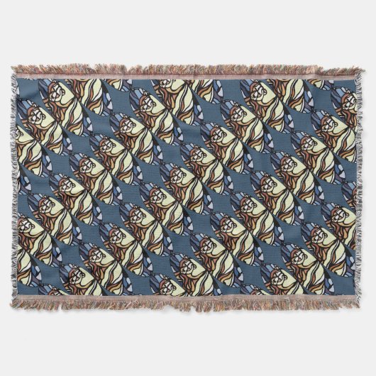 Beer Art Blanket Native Polar Beer Throw Blanket Deken (Voorkant)