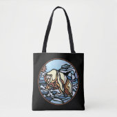 Beer Art Canvas tas Polar Beer Art Shopping Bag (Voorkant)