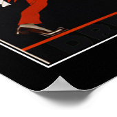 Beer Art Deco — wijnposter Poster (Hoek)