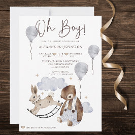 Beer Baby Boy Douche Uitnodiging