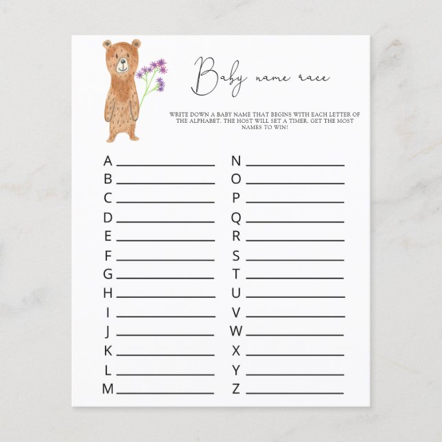 Beer - Baby race game (Voorkant)