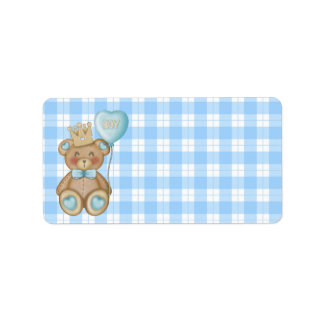 Beer Baby Shower Adreslabels Etiket