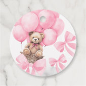 Beer Baby shower Bedankjes Labels (Achterkant)