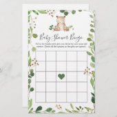 Beer Baby shower Bingo spel (Voorkant / Achterkant)