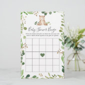 Beer Baby shower Bingo spel (Staand voorkant)