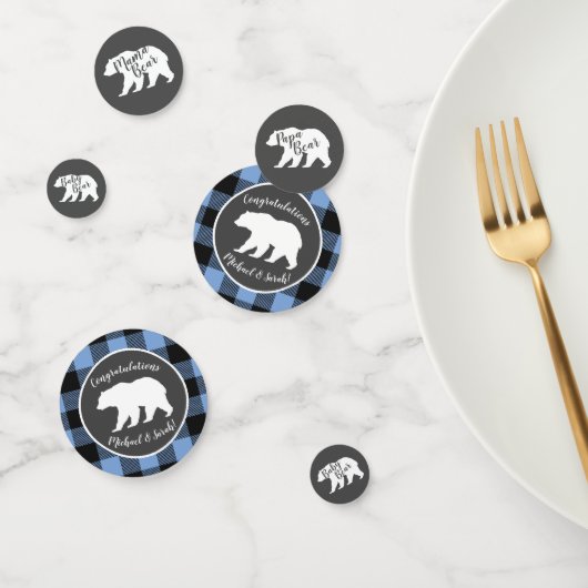 Beer Baby shower Boy Blue Confetti (Groep)