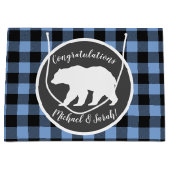 Beer Baby shower Boy Blue Groot Cadeauzakje (Voorkant)