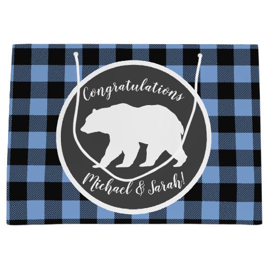 Beer Baby shower Boy Blue Groot Cadeauzakje (Voorkant)