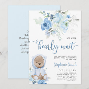 Beer Baby shower Boy Uitnodiging