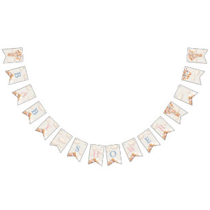 Beer Baby shower Buntin-vlaggen Vlaggetjes