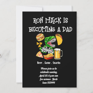 Beer baby shower Dadchelor Kaart