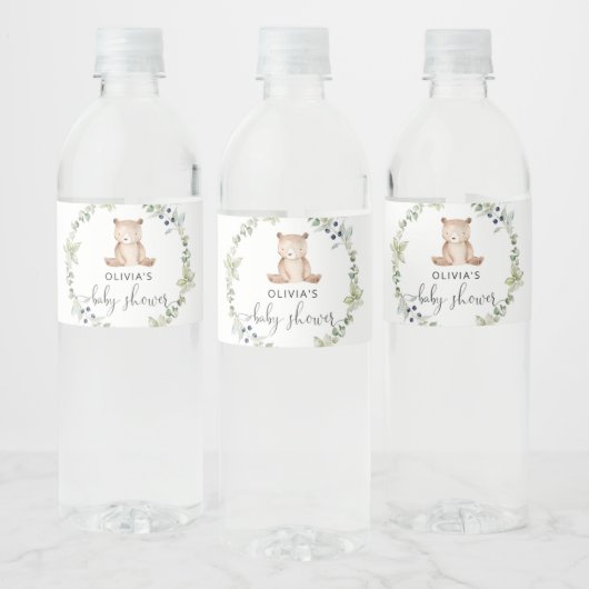 Beer baby shower flessenlabo waterfles etiket (Flessen)